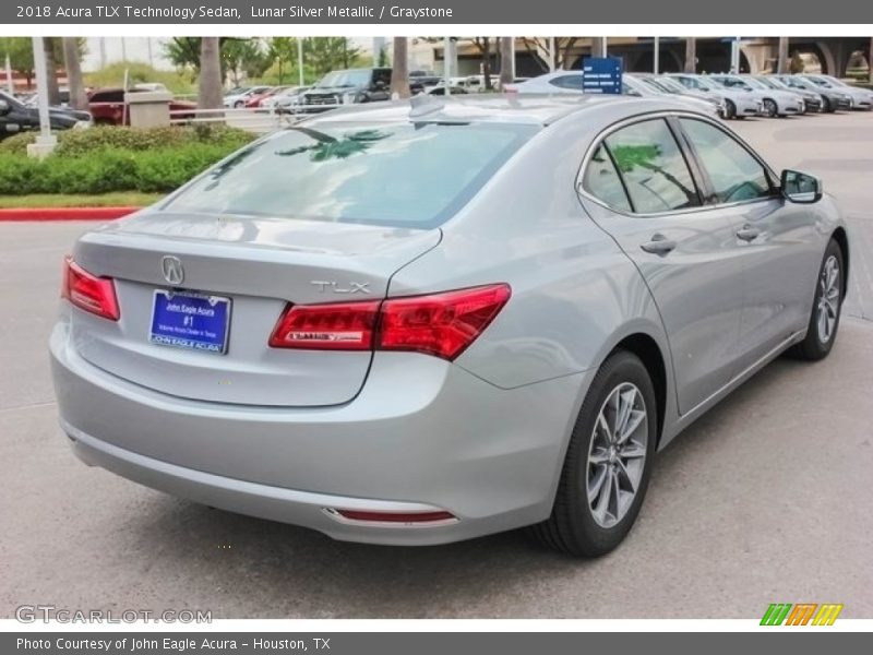 Lunar Silver Metallic / Graystone 2018 Acura TLX Technology Sedan