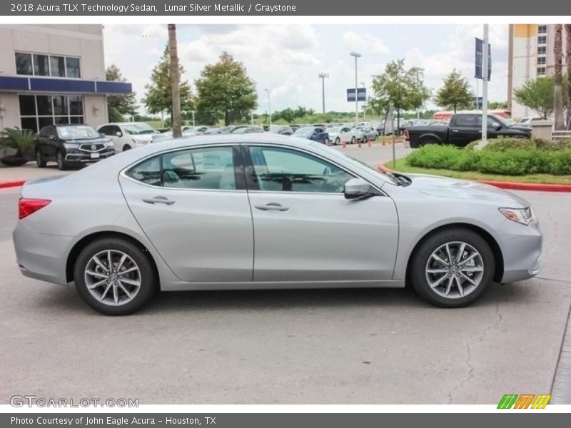 Lunar Silver Metallic / Graystone 2018 Acura TLX Technology Sedan