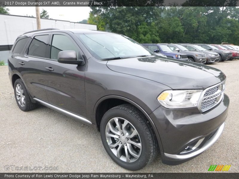 Granite Metallic / Black 2017 Dodge Durango SXT AWD