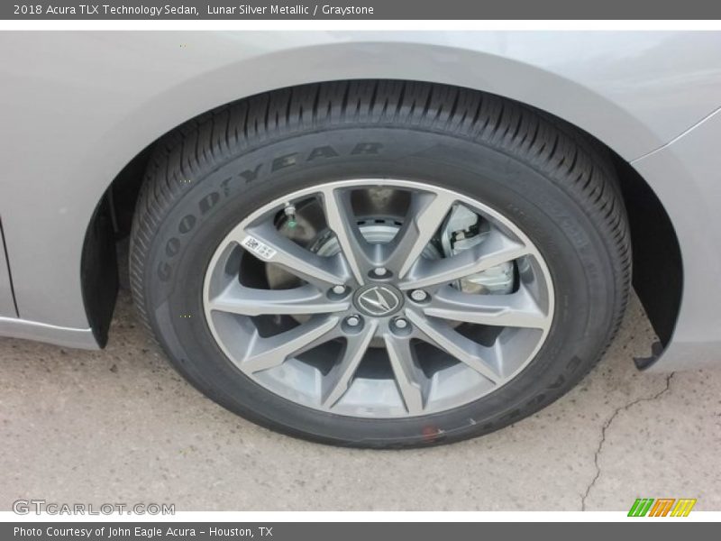 Lunar Silver Metallic / Graystone 2018 Acura TLX Technology Sedan