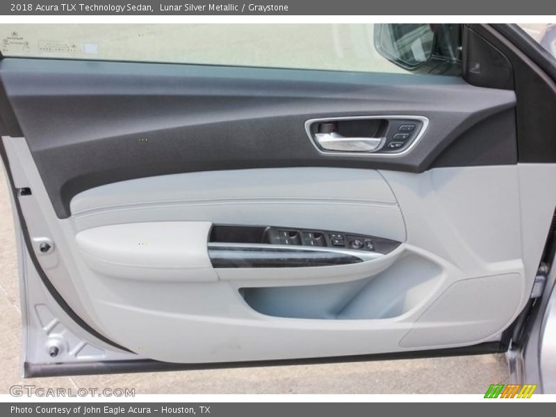 Lunar Silver Metallic / Graystone 2018 Acura TLX Technology Sedan