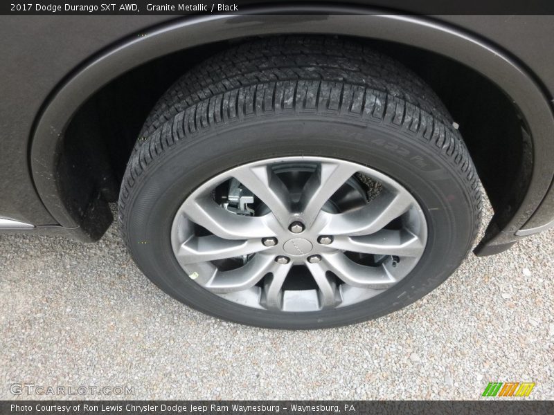 Granite Metallic / Black 2017 Dodge Durango SXT AWD