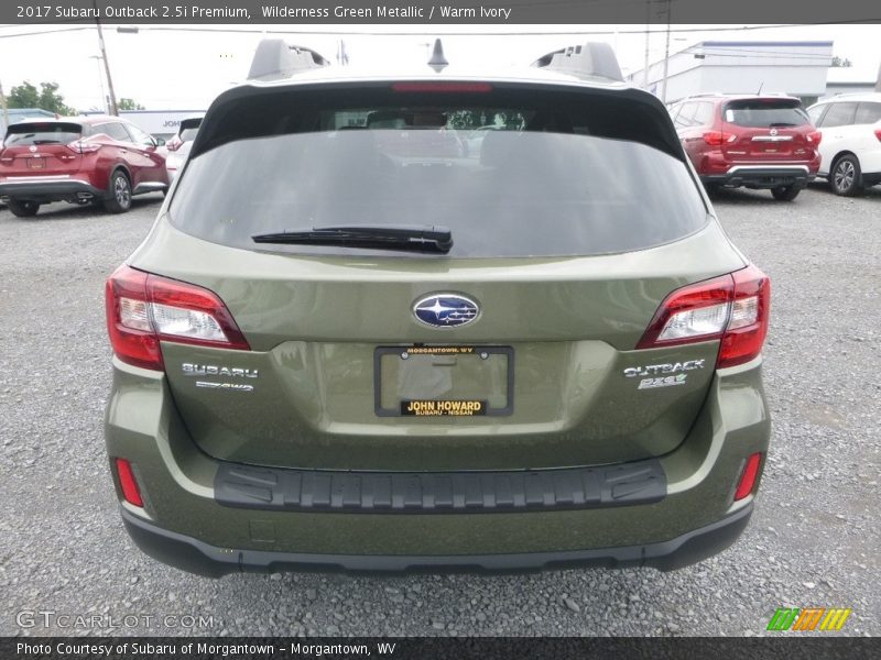 Wilderness Green Metallic / Warm Ivory 2017 Subaru Outback 2.5i Premium