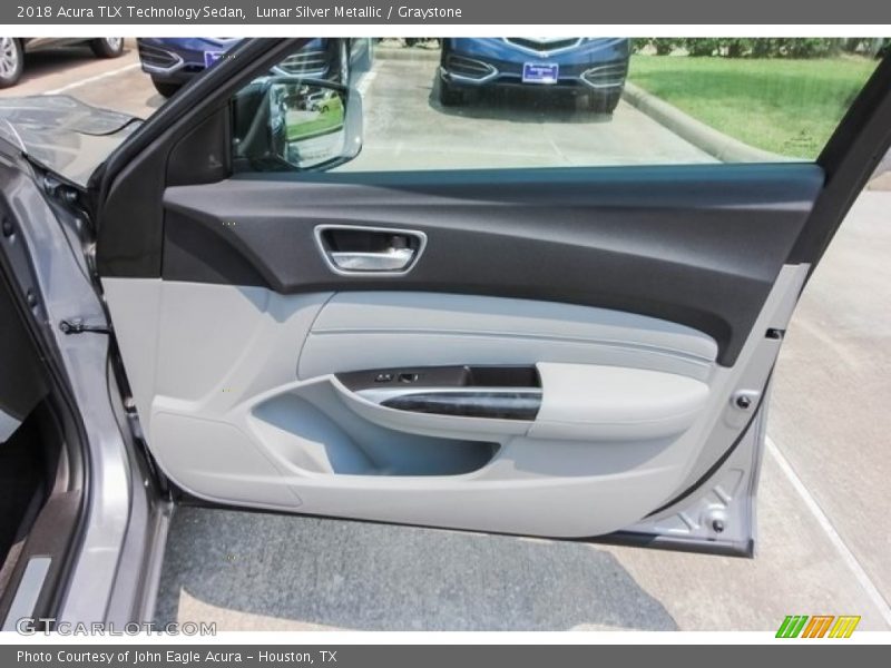 Lunar Silver Metallic / Graystone 2018 Acura TLX Technology Sedan