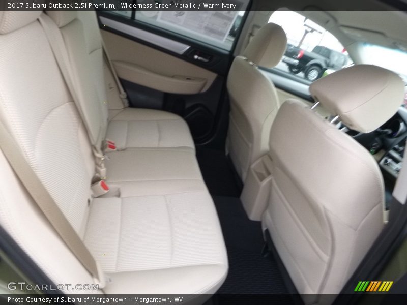 Wilderness Green Metallic / Warm Ivory 2017 Subaru Outback 2.5i Premium
