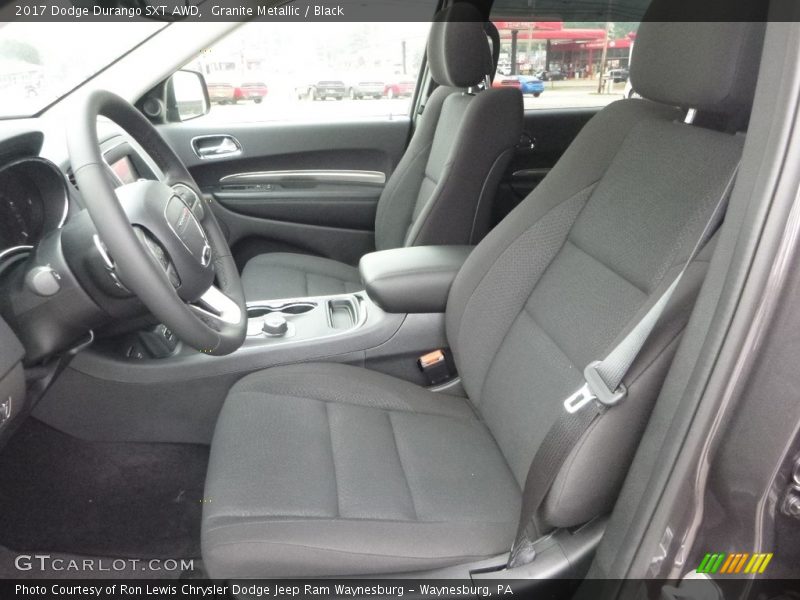 Granite Metallic / Black 2017 Dodge Durango SXT AWD