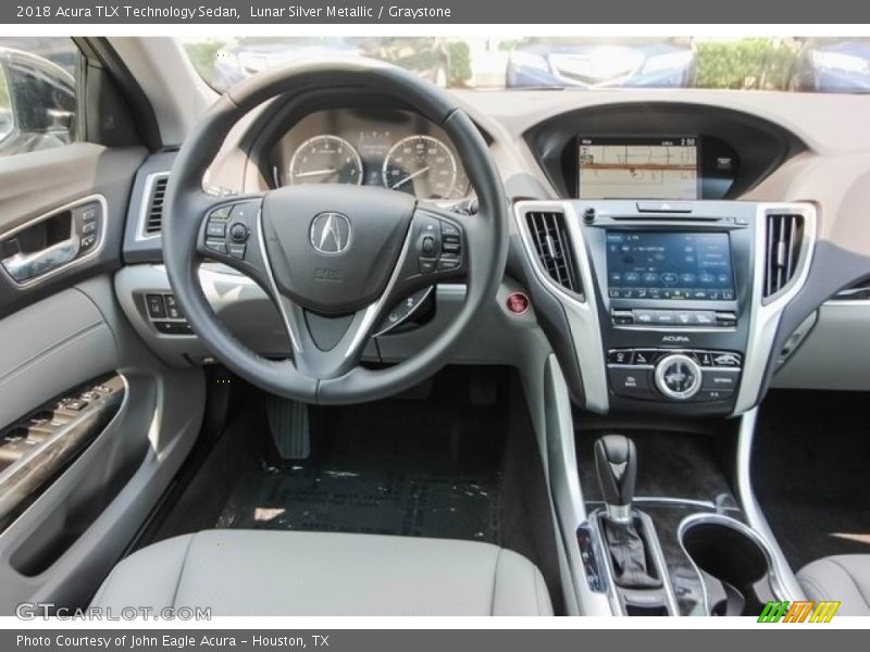 Lunar Silver Metallic / Graystone 2018 Acura TLX Technology Sedan