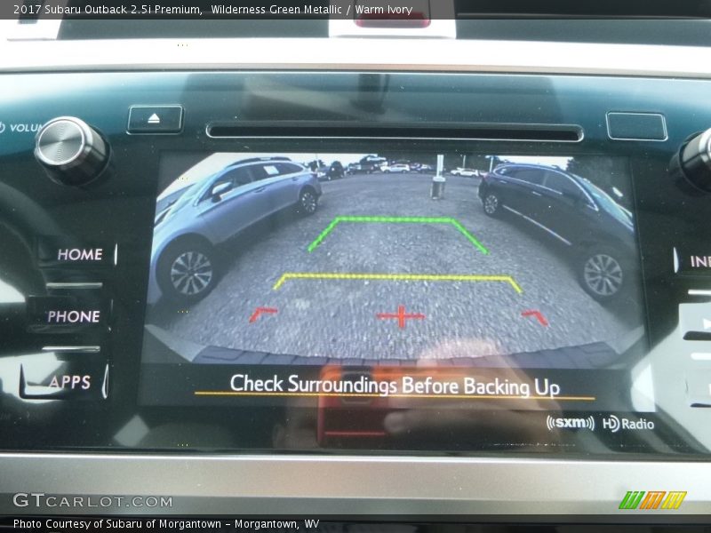 Wilderness Green Metallic / Warm Ivory 2017 Subaru Outback 2.5i Premium