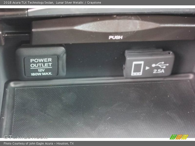 Lunar Silver Metallic / Graystone 2018 Acura TLX Technology Sedan