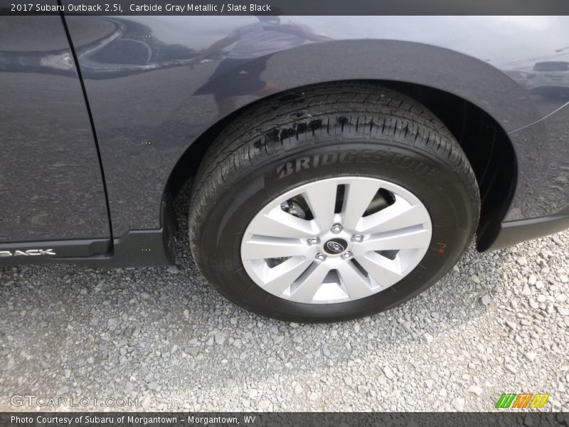 Carbide Gray Metallic / Slate Black 2017 Subaru Outback 2.5i