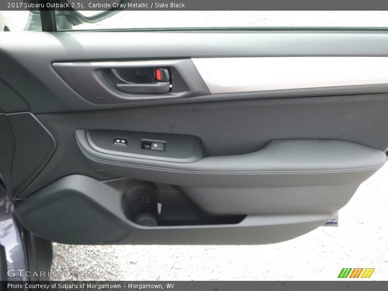 Carbide Gray Metallic / Slate Black 2017 Subaru Outback 2.5i