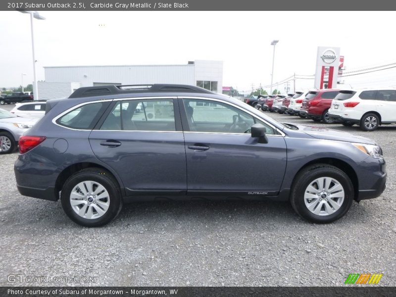 Carbide Gray Metallic / Slate Black 2017 Subaru Outback 2.5i