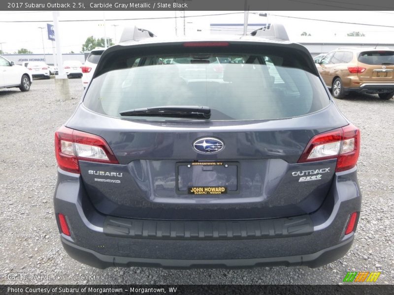 Carbide Gray Metallic / Slate Black 2017 Subaru Outback 2.5i