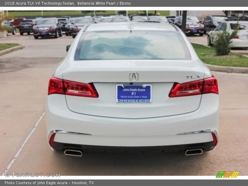 Bellanova White Pearl / Ebony 2018 Acura TLX V6 Technology Sedan