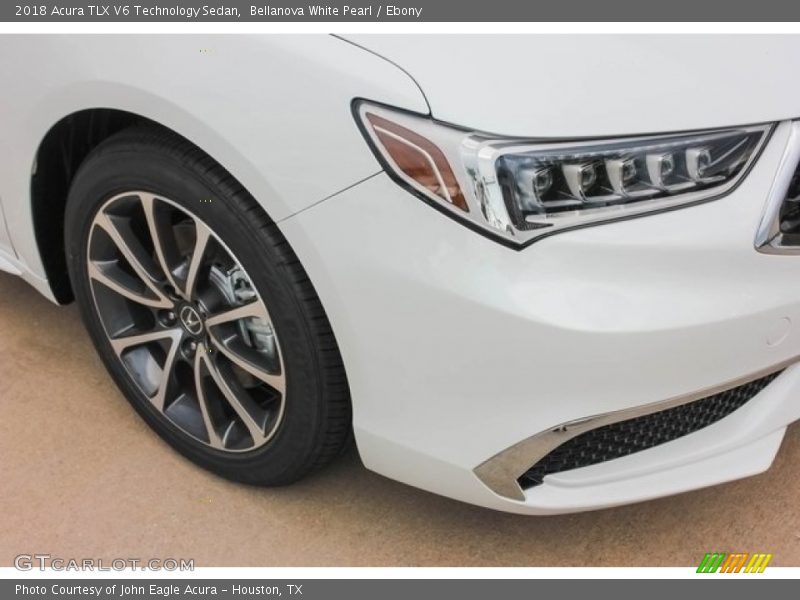 Bellanova White Pearl / Ebony 2018 Acura TLX V6 Technology Sedan