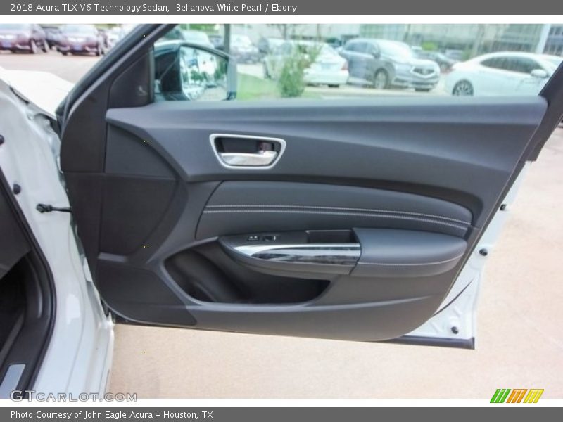 Bellanova White Pearl / Ebony 2018 Acura TLX V6 Technology Sedan