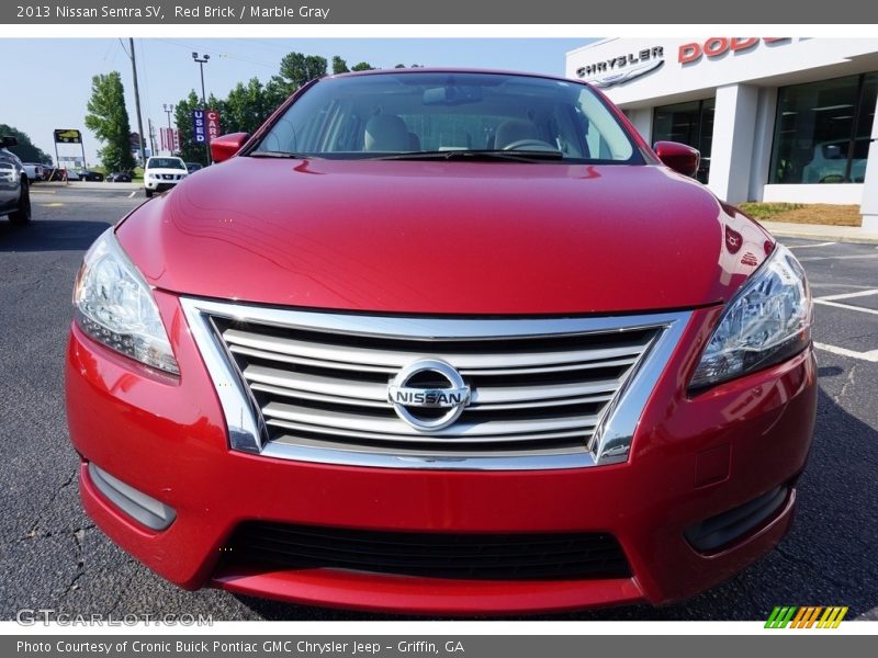 Red Brick / Marble Gray 2013 Nissan Sentra SV