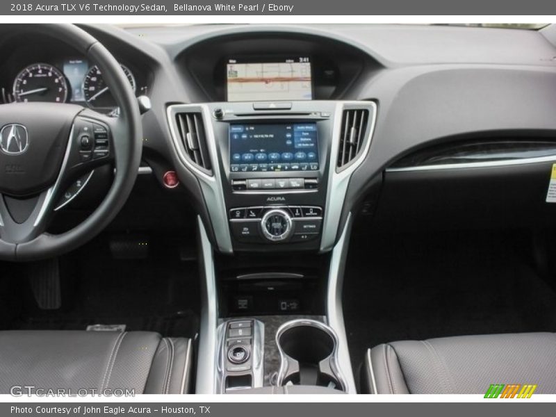 Bellanova White Pearl / Ebony 2018 Acura TLX V6 Technology Sedan