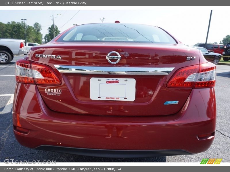 Red Brick / Marble Gray 2013 Nissan Sentra SV