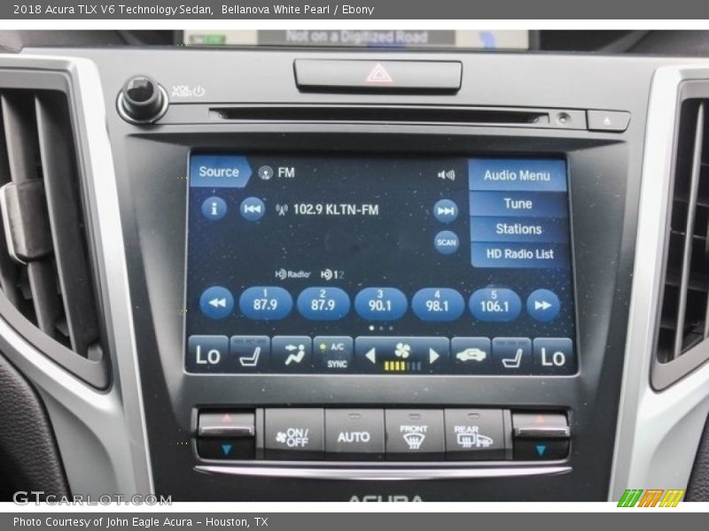 Bellanova White Pearl / Ebony 2018 Acura TLX V6 Technology Sedan