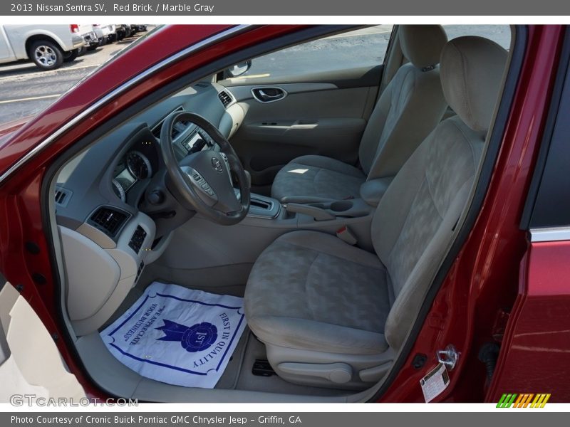 Red Brick / Marble Gray 2013 Nissan Sentra SV