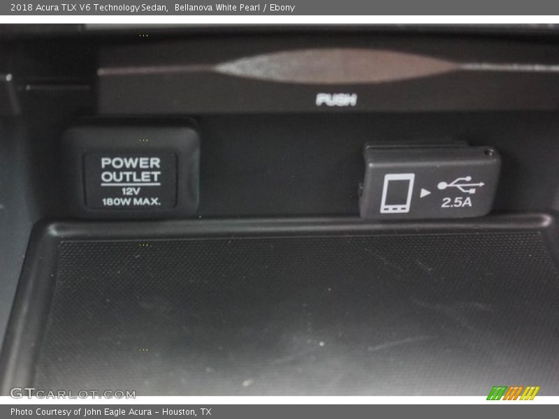 Bellanova White Pearl / Ebony 2018 Acura TLX V6 Technology Sedan
