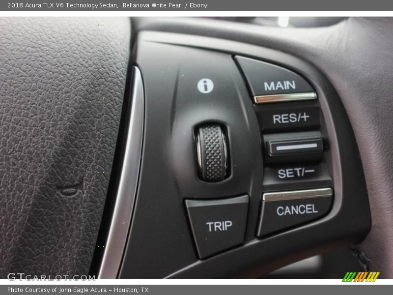 Controls of 2018 TLX V6 Technology Sedan