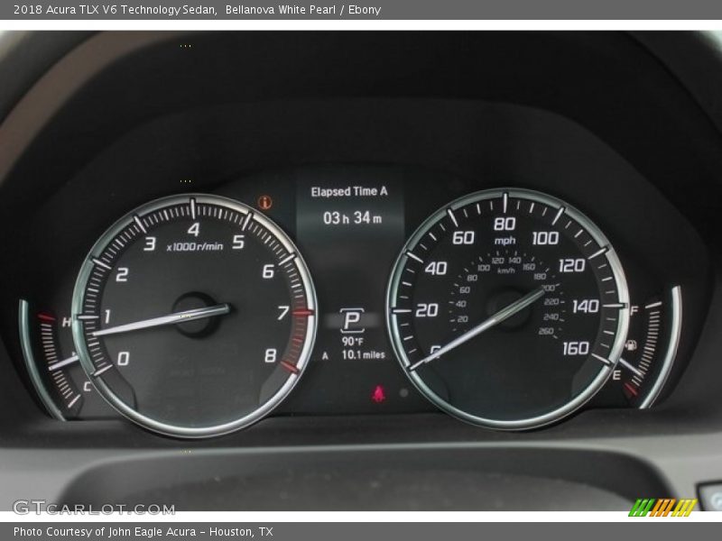  2018 TLX V6 Technology Sedan V6 Technology Sedan Gauges