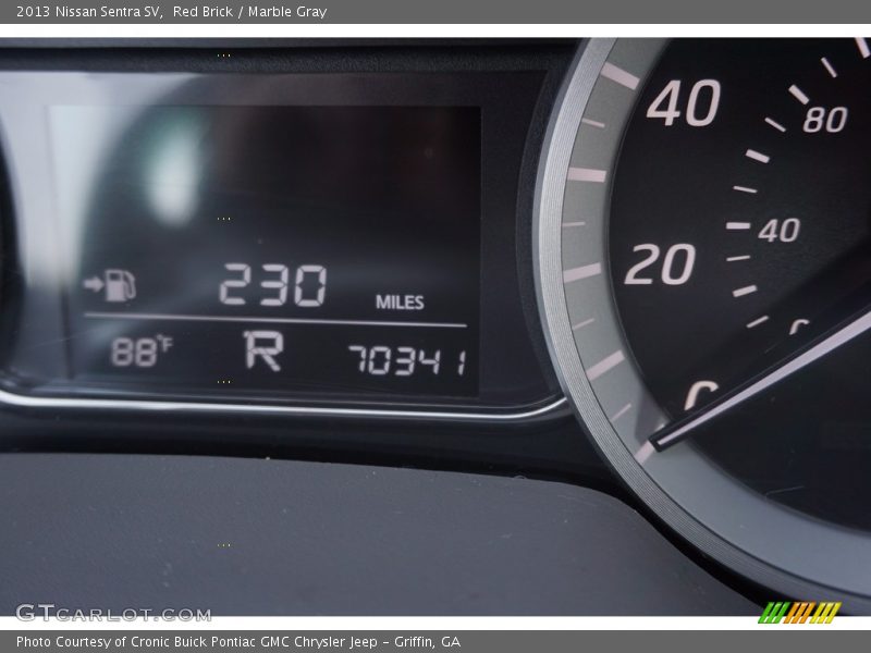 Red Brick / Marble Gray 2013 Nissan Sentra SV