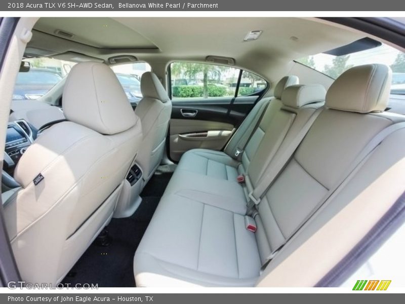 Bellanova White Pearl / Parchment 2018 Acura TLX V6 SH-AWD Sedan