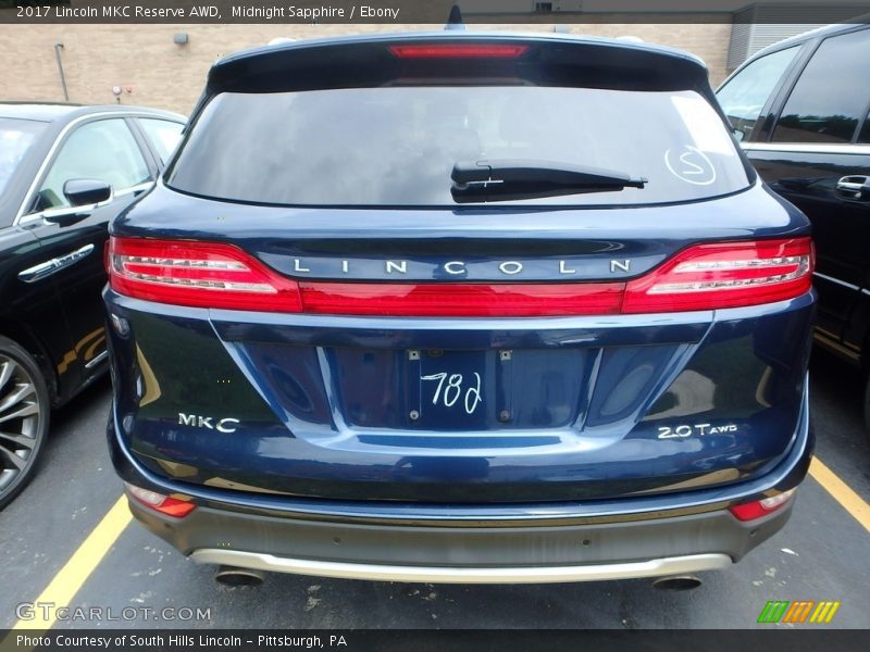 Midnight Sapphire / Ebony 2017 Lincoln MKC Reserve AWD