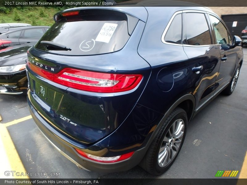 Midnight Sapphire / Ebony 2017 Lincoln MKC Reserve AWD