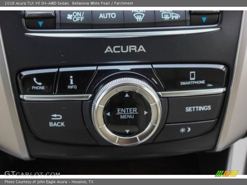 Bellanova White Pearl / Parchment 2018 Acura TLX V6 SH-AWD Sedan