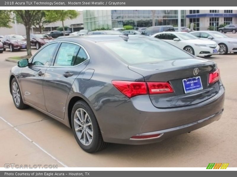 Modern Steel Metallic / Graystone 2018 Acura TLX Technology Sedan