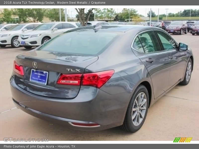 Modern Steel Metallic / Graystone 2018 Acura TLX Technology Sedan