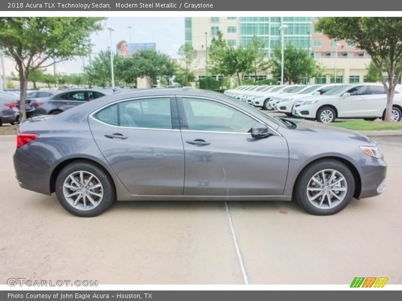 Modern Steel Metallic / Graystone 2018 Acura TLX Technology Sedan