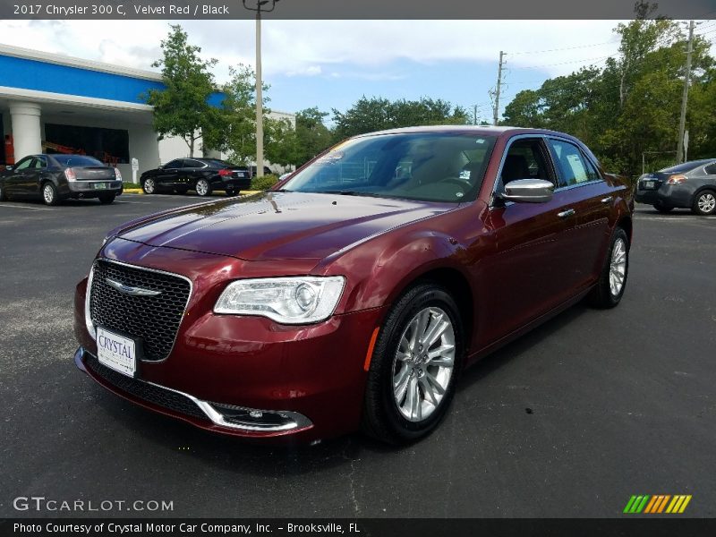 Velvet Red / Black 2017 Chrysler 300 C