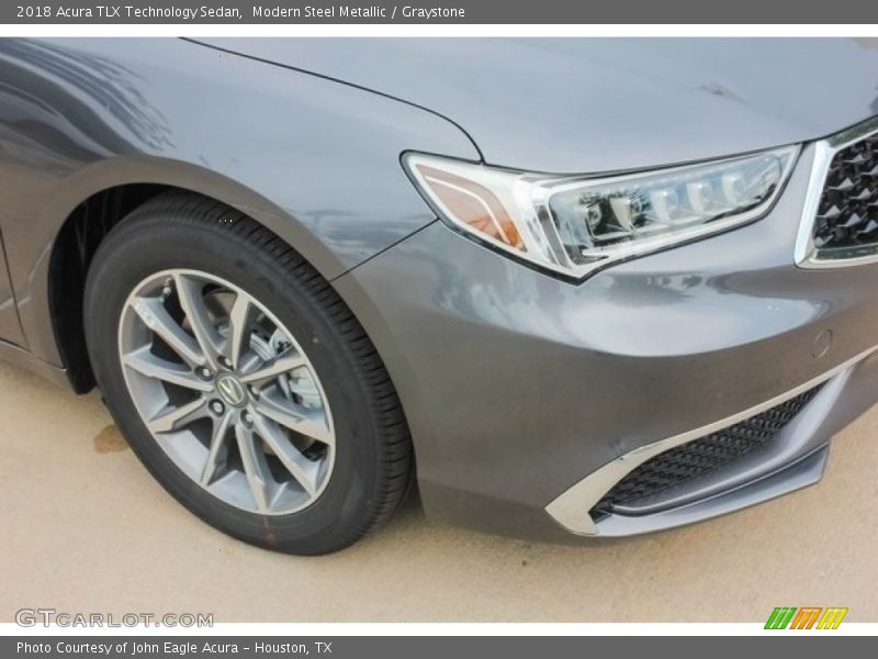 Modern Steel Metallic / Graystone 2018 Acura TLX Technology Sedan