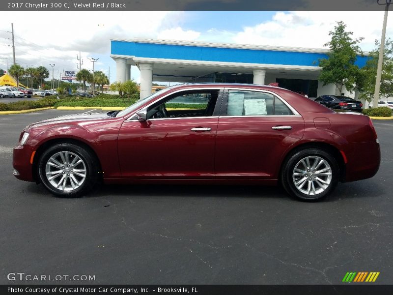 Velvet Red / Black 2017 Chrysler 300 C