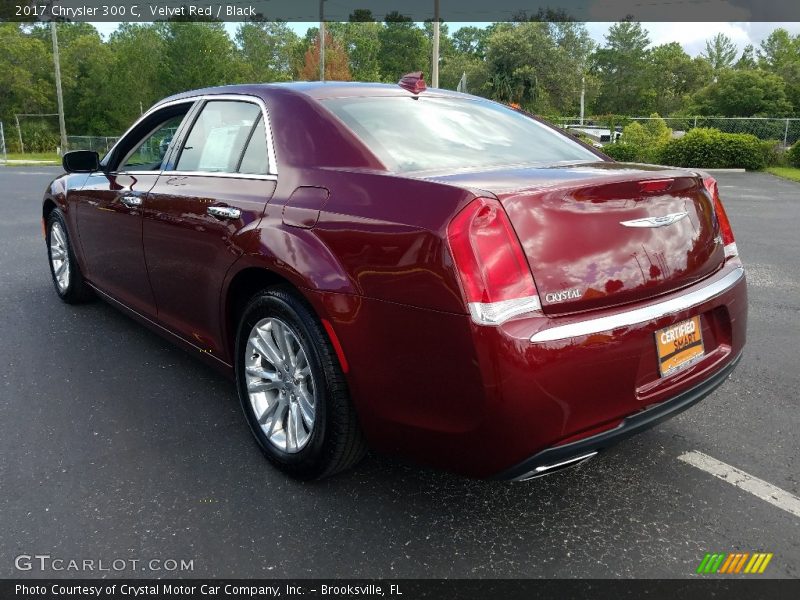 Velvet Red / Black 2017 Chrysler 300 C