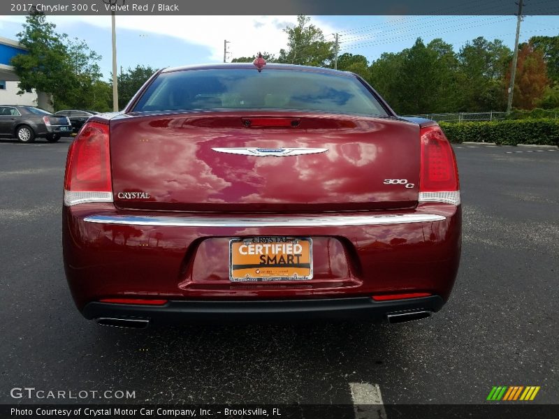 Velvet Red / Black 2017 Chrysler 300 C