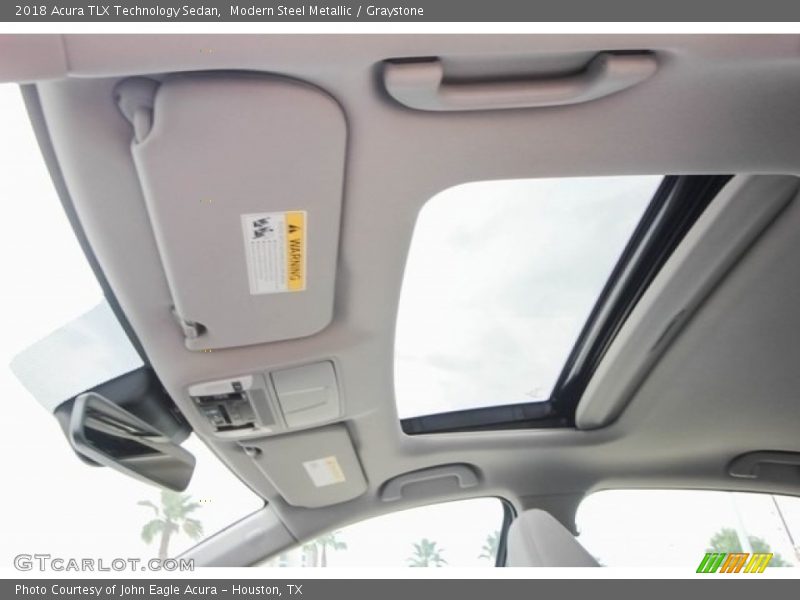 Modern Steel Metallic / Graystone 2018 Acura TLX Technology Sedan