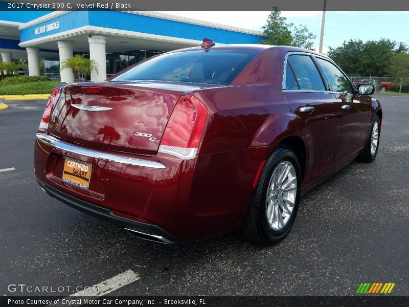 Velvet Red / Black 2017 Chrysler 300 C