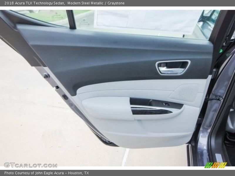Modern Steel Metallic / Graystone 2018 Acura TLX Technology Sedan