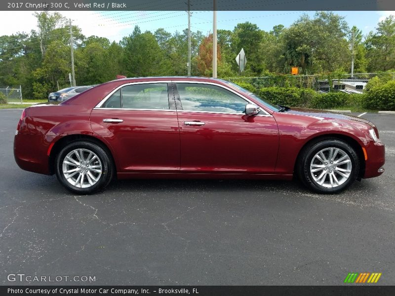 Velvet Red / Black 2017 Chrysler 300 C