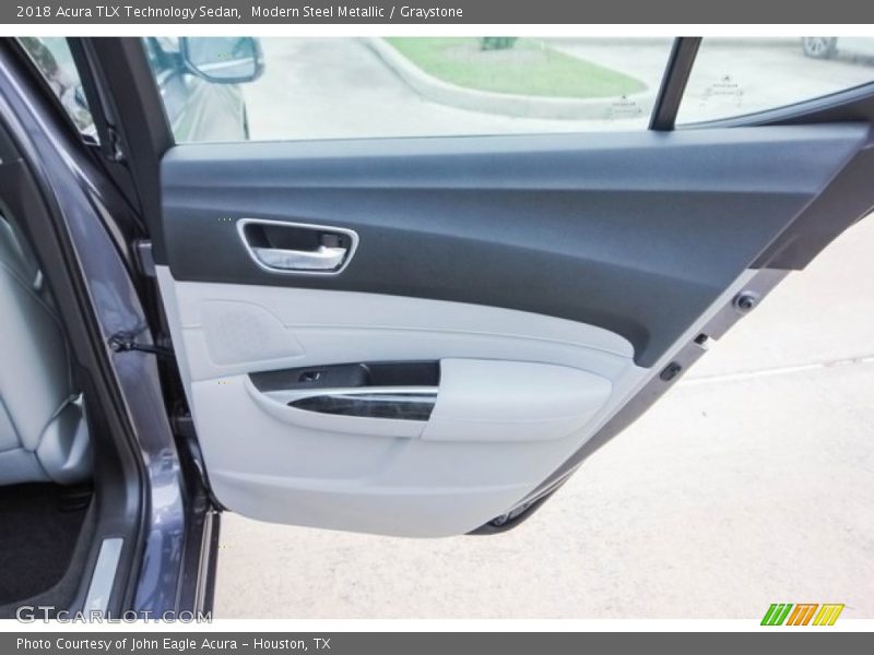 Modern Steel Metallic / Graystone 2018 Acura TLX Technology Sedan