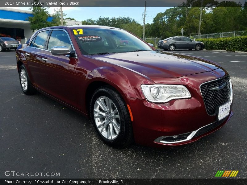 Velvet Red / Black 2017 Chrysler 300 C