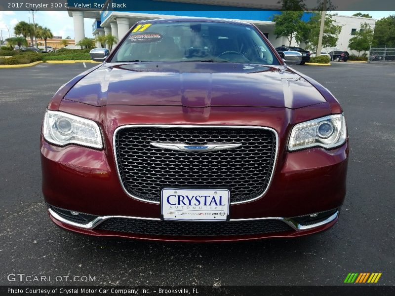 Velvet Red / Black 2017 Chrysler 300 C