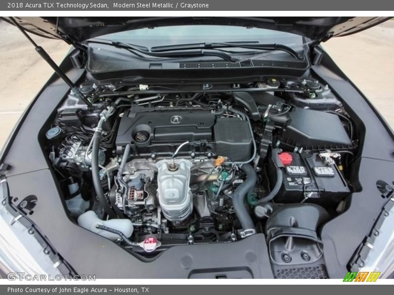 Modern Steel Metallic / Graystone 2018 Acura TLX Technology Sedan