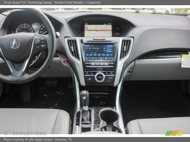 Modern Steel Metallic / Graystone 2018 Acura TLX Technology Sedan